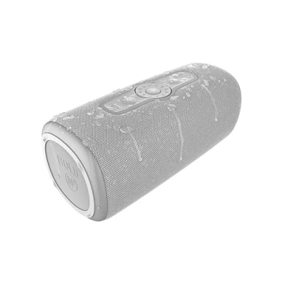 Immagine di Fresh &#039;n Rebel Bold M2 Cassa bluetooth portatile con 24 ore di autonomia, speaker impermeabile (IP67), modalità party, Ghiera controllo del volume, bassi profondi, volume potente (Grigio)