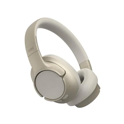 Immagine di Fresh &#039;n Rebel Clam Core Cuffie Bluetooth Over Ear con Microfono ENC (chiamate perfette), Controllo del volume e tasti play/pause, 45 ore di Riproduzione, Senza Fili (Beige)