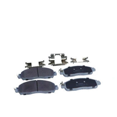 Immagine di QUARO QP9338 Kit pastiglie freno Assale anteriore con segnalatore acustico usura NISSAN: NV200 / Evalia Bus, Van Station Wagon