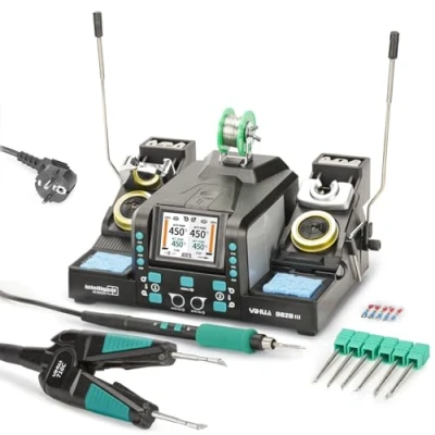 Immagine di YIHUA 982D III 2 in 1 C120 pinzette ad aria calda e stazione di saldatura precisione C210 (EU Plug)