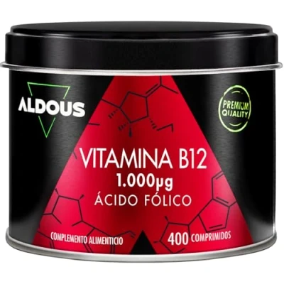 Immagine di Vitamina B12 e Acido Folico 400 Compresse (Scorta per +1 Anno) 1000 mcg + Integratori Stanchezza Fatica Difese Immunitarie