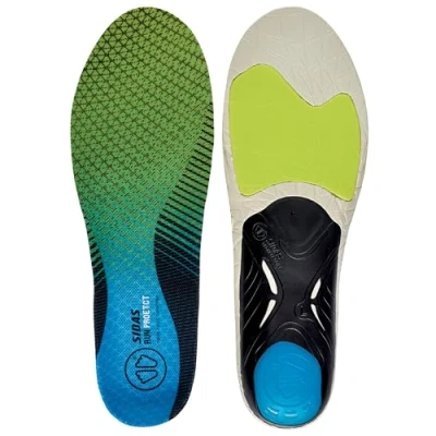 Immagine di Sidas 3D Run Protect, soletta da corsa unisex, per adulti, CSE3DRUNPROT19, blu, FR : M (produttore di taille: (39 41))