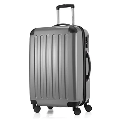 Immagine di HAUPTSTADTKOFFER ALEX Valigia rigida, Trolley espandibile, Bagaglio con 4 ruote doppie, 65 cm, 74 litri, Argento