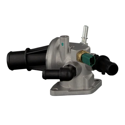 Immagine di FEBI BILSTEIN 33956 Carter del termostato con guarnizione interruttore di temperatura FIAT: Panda II Hatchback, Idea, LANCIA: Ypsilon