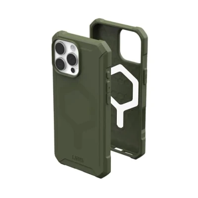 Immagine di Urban Armor Gear Essential MagSafe Case Backcover per cellulare Apple iPhone 16 Pro Max Verde oliva Compatibile con