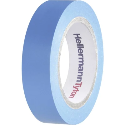 Immagine di HellermannTyton HelaTape Flex 15 710 00100 Nastro isolante Blu (L x L) 10 m mm 1 pz.