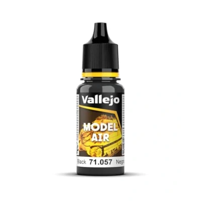 Immagine di Vallejo Model Air Colore Acrilico, Nero, 17 ml
