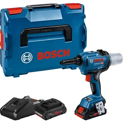 Immagine di Bosch Professional GRG 18V 16 C 0.601.9K5.001 Chiodatrice a batteria incl. seconda batteria, caricabatterie, valigia