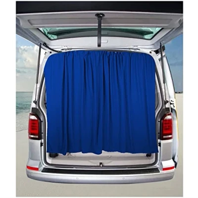Immagine di BREMER SITZBEZÜGE Tenda parasole compatibile con VW T5 T6 T6.1 Multivan Transporter Caravelle in blu