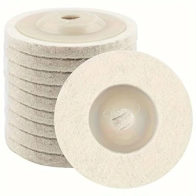 Immagine di VIGOEXPRESS Punta per lucidare avvitatore a batteria Dischi lucidatura delicati trapano 3 pezzi WOOLSHINE