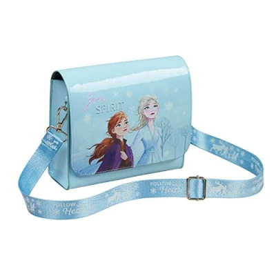 Immagine di Disney Borsetta Bambina Stitch Frozen Borsa Tracolla Regolabile Gadget Originale Borse Idea Regalo Compleanno Comunione Natale (Frozen)
