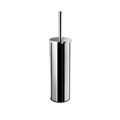 Immagine di GEDY Nara, Scopino WC da Terra, Colore Cromo, Scovolino Bagno Realizzato in Acciaio Inox, Garanzia 2 Anni, Misure 40 x 7,5 CM e Peso 0,66 kg, Design R&amp;S, Unica
