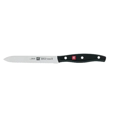 Immagine di ZWILLING Coltello Universale, Lunghezza lama: 13 cm, Lama Seghettata, Acciaio Inox /Impugnatura in Plastica, Twin Pollux