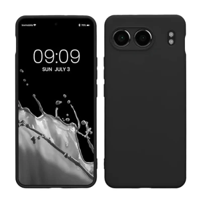Immagine di kwmobile Custodia Compatibile con OnePlus Nord 4 5G Cover Back Case per Smartphone in Silicone TPU Protezione Gommata nero matt