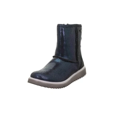 Immagine di Superfit Lora Warm gefütterte Gore Tex, Stivali da Neve, Schwarz/Blau 0020, 34 EU Larga