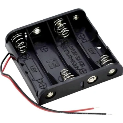 Immagine di Takachi SN34 Portabatteria 4x Stilo (AA) Cavo (L x L A) 61.9 57.2 15 mm