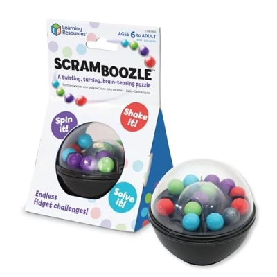Immagine di Learning Resources Scramboozle Palla Rompicapo, Giocattoli 6 Anni, Giochi da Viaggio per Bambini, Colore Mulri, LER5900