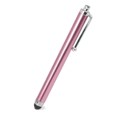 Immagine di OcioDual Penna per Touch Screen, Rosa Chiaro, Compatibile con Telefono Cellulare Smartphones, Tablets, Monitor, Puntatore Universale in Metallo, Punta Gomma, Sensibile, Pen Stylus, Stilo