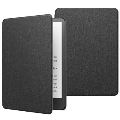 Immagine di MoKo Custodia Compatibile con Kindle Paperwhite 11ª Generazione 2021 e 2022, Schermo da 6,8&quot;, Protettiva Ultra Sottile Leggera per Lettore Ebook, Denim Nero