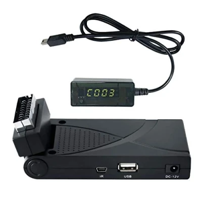 Immagine di GBC DECODER DIGITALE TERRESTRE DVB T2 HEVC 10 HD SCART/HDMI USB LAN