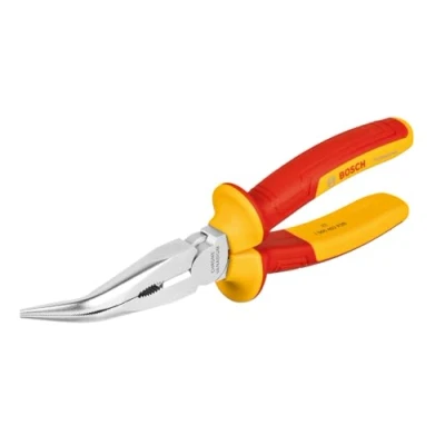 Immagine di Bosch Professional Pinze a becco lungo piegate 40 200 mm (certificate fino 1.000 V, isolate con poliuretani termoplastici (TPU))