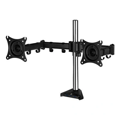 Immagine di ARCTIC Z2 Pro (Gen 3) Braccio Monitor Doppio per Scrivania, Inclinabile e Ruotabile Schermi Televisori a 34&quot;/35&quot; Ultrawide, Hub USB 4 Porte con Alimentatore Nero