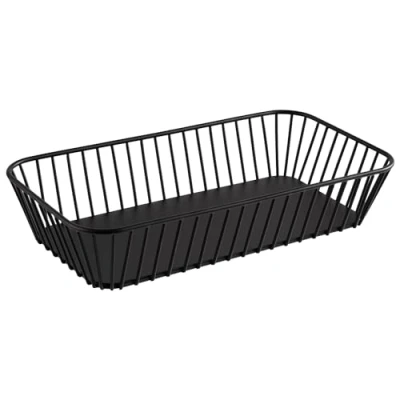 Immagine di APS 30417 GN 1/3 Cestino &quot;Urban&quot;, in metallo, con piedini antiscivolo, 32,5 x 17,6 cm, altezza 7,5 cm