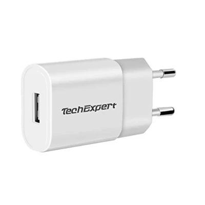 Immagine di Caricatore USB 5V 1A bianco per iPhone 5 5S 5C, 6, 4 &amp; 4S, 3GS/3G, iPod Touch, Galaxy S, Note