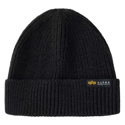 Immagine di Alpha Industries Dockers Beanie Unisex Berretto, Taglia: One Size, Black