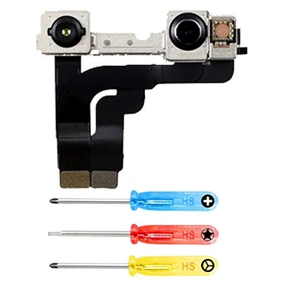 Immagine di MMOBIEL Fotocamera Frontale Compatibile con iPhone 12 PRO Max 2020 MP Camera Anteriore di Ricambio Cavo Flessibile Incluso Front incl. Cacciaviti