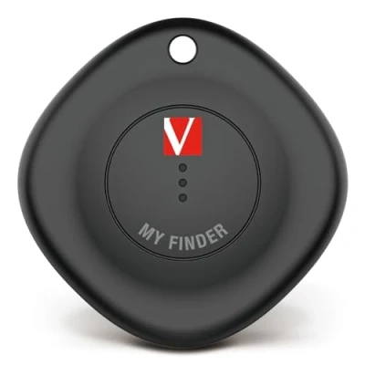 Immagine di Verbatim My Finder Plotter Bluetooth per zaino, valigia, portafogli, chiavi e altro ancora, compatibile con Apple &quot;Dove si trova? » Localizzatore di batteria sostituibile