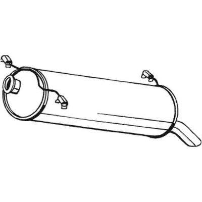 Immagine di BOSAL 135 715 Marmitta CITROËN: C3 I Hatchback, C2 Hatchback