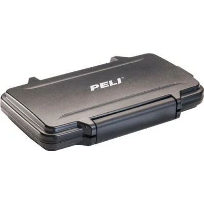 Immagine di Peli 0915,SD Card Case, Blk Custodia Professionale per schede di Memoria SD, IPX4 Resistente all&#039;Acqua, capacità 0,1L, Prodotto in USA, Colore Nero