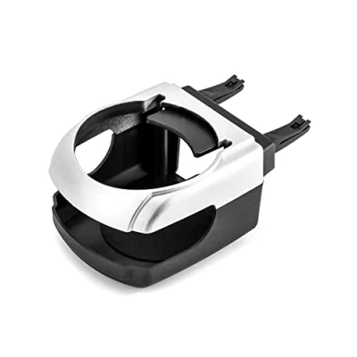 Immagine di QWORK® Portabicchieri Auto, Porta Bottiglia Auto Universale Regolabile per Bocchette di Ventilazione, Posacenere