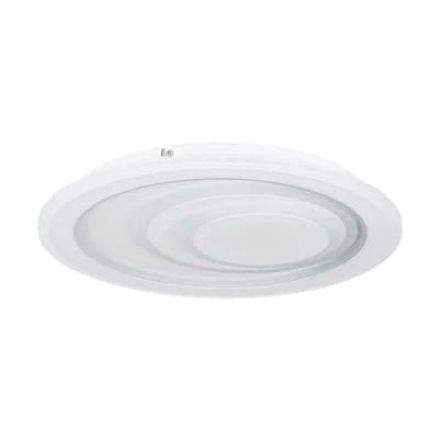 Immagine di EGLO Palagiano 1 Plafoniera LED, lampada da soffitto rotonda, in metallo e plastica bianco, colore luce bianco neutro, Ø 38 cm