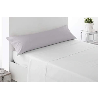 Immagine di Miracle Home Federa per Cuscino, Morbida e Confortevole, Cotone 50% Poliestere, Ecrù, 135 cm
