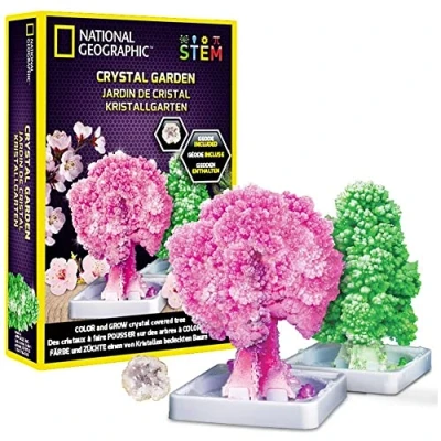 Immagine di Bandai JM02766 National Geographic Crystal Garden Inizia a Crescere in 20 Minuti Educational Science Kit