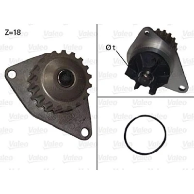 Immagine di VALEO 506721 Pompa acqua con guarnizioni senza coperchio PEUGEOT: 206 Hatchback, 207 307 Station Wagon, CITROËN: C3 I Hatchback