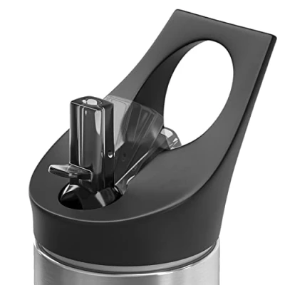 Immagine di BeMaxx Accessori per tappi di ricambio bottiglie ACTIVE FLASK in bambù tutte le dimensioni (950 ml, 530 ml) Senza BPA, a prova perdite (tappo paglia, bottiglia bambù)