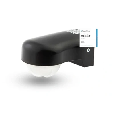 Immagine di HUBER MOTION 5 rilevatore di movimento a infrarossi 360 con 3 sensori e lenti matrice IP65 LED adatto I montaggio parete/soffitto,