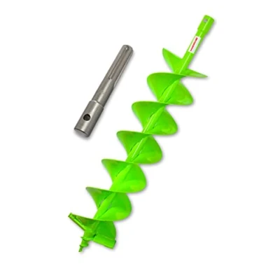 Immagine di WERHE Trapano professionale per trivello a coclea 150 mm tutto acciaio doppio pozzo robusto con adattatore SDS Max
