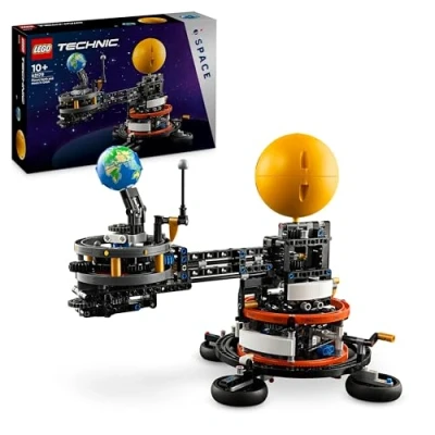 Immagine di LEGO Technic 42179 Pianeta Terra e Luna in Orbita Giochi Spaziali...