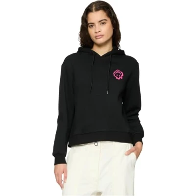 Immagine di Mister Tee Every Things NICE Felpa con cappuccio, Donna, Taglia: Large, Black