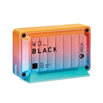 Immagine di WD_Black D30 1TB Game Drive SSD per Xbox Summer Collection, espansione di archiviazione Xbox, unità esterna SSD, trasferisce velocità fino a 900 MB, compatibile Series XS, 1 mese