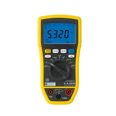 Immagine di Chauvin Arnoux C.A 5233 Multimetro portatile digitale CAT IV 600 V, III V Display (Counts): 6000