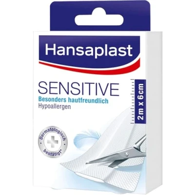 Immagine di Hansaplast Sensitive 2 m x 6 cm B087NCGG2T Packung (2 m)