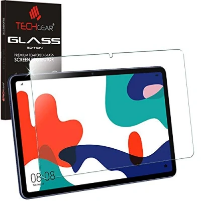 Immagine di TECHGEAR Vetro Temperato Compatibile con Huawei MatePad 10.4 Autentica Pellicola Protecttiva in [Durezza 9H] [Resistente ai graffi] [Ultra Chiaro][Senza Bolle]