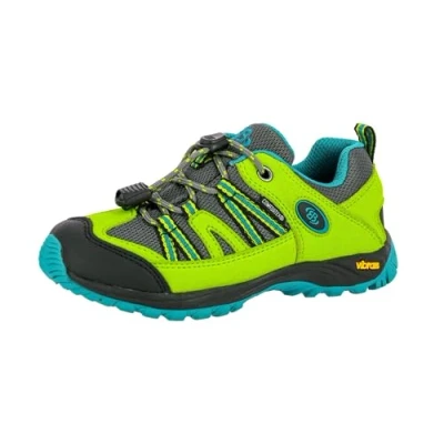 Immagine di Brütting Ohio Low, Scarpe da Arrampicata Basse, Unisex Bambini e ragazzi, Giallo Lemon Grau Blau Blau, 30 EU