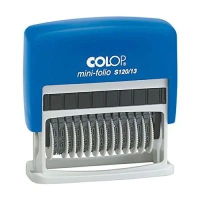 Immagine di COLOP Timbro numerico S120/13 con 13 cifre, colore nero, piccolo