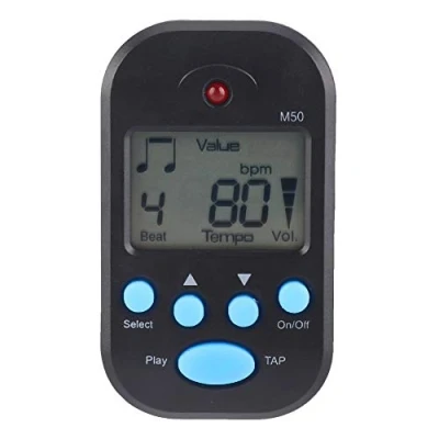 Immagine di Mini LCD Digital M50 Metronomo elettronico Beat Tempo per chitarra, pianoforte, violino, batteria e altri strumenti Digitale Dm51 Clip Seiko